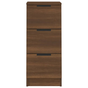Sideboards 2 pcs Brown Oak 30x30x70 cm Engineered Wood