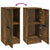 Sideboards 2 pcs Smoked Oak 30x30x70 cm Engineered Wood