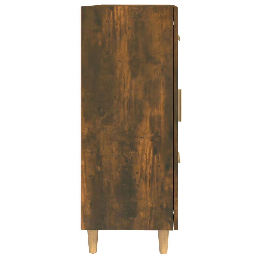 Sideboard Smoked Oak 69.5x34x90 cm Engineered Wood