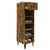 Shoe Cabinet Smoked Oak 30x35x105 cm Engineered Wood