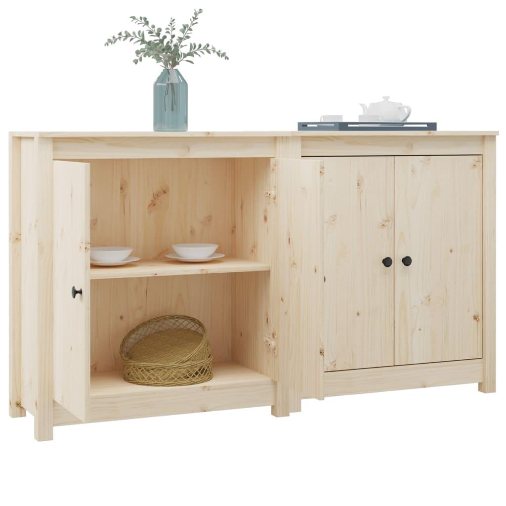 Sideboards 2 pcs 70x35x80 cm Solid Wood Pine