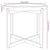 Coffee Table Grey 53x53x43.5cm Engineered Wood&Solid Wood Pine