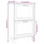 Shoe Cabinet White 52x25x80 cm Engineered Wood and Natural Rattan
