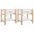Bedside Tables 2pcs White 42x38x45 cm Engineered Wood