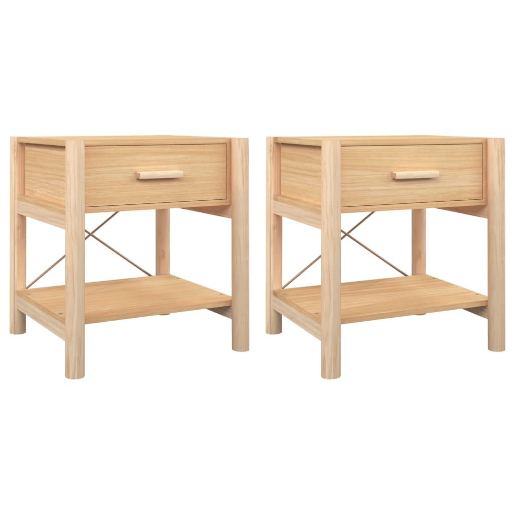 Bedside Tables 2pcs 42x38x45 cm Engineered Wood