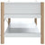 Coffee Table White 82x48x45 cm Engineered Wood