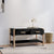 Coffee Table Black 82x48x45 cm Engineered Wood