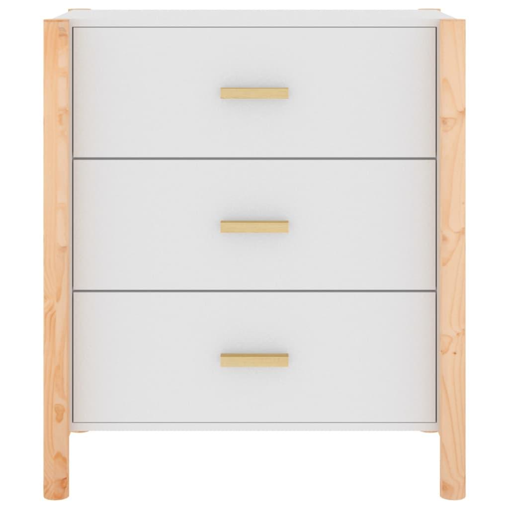 Sideboard White 62x38x70 cm Engineered Wood