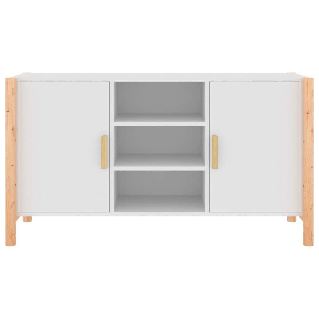 Sideboard White 107x38x60 cm Engineered Wood