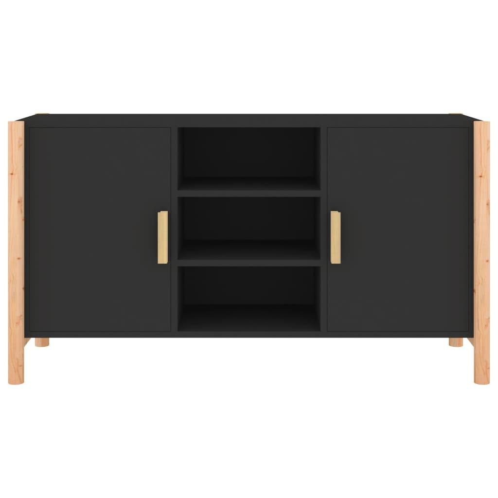 Sideboard Black 107x38x60 cm Engineered Wood