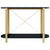 Console Table Black 110x38x75 cm Engineered Wood