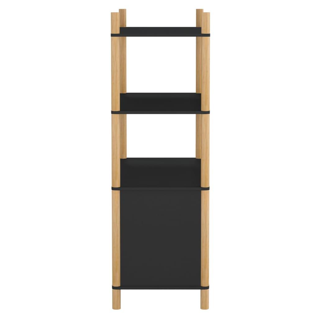 Highboard Black 80x40x121 cm Engineered Wood