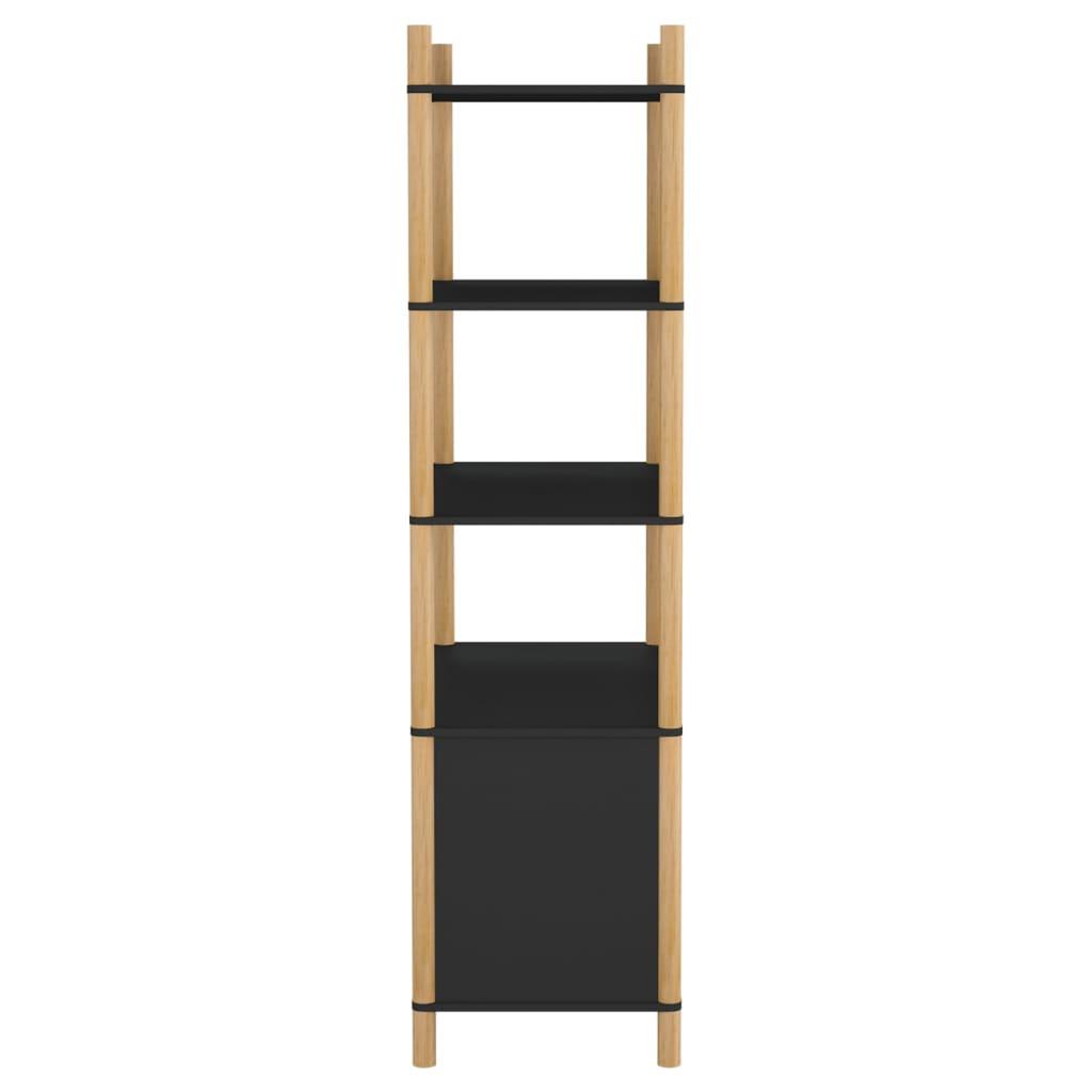 Highboard Black 80x40x153 cm Engineered Wood