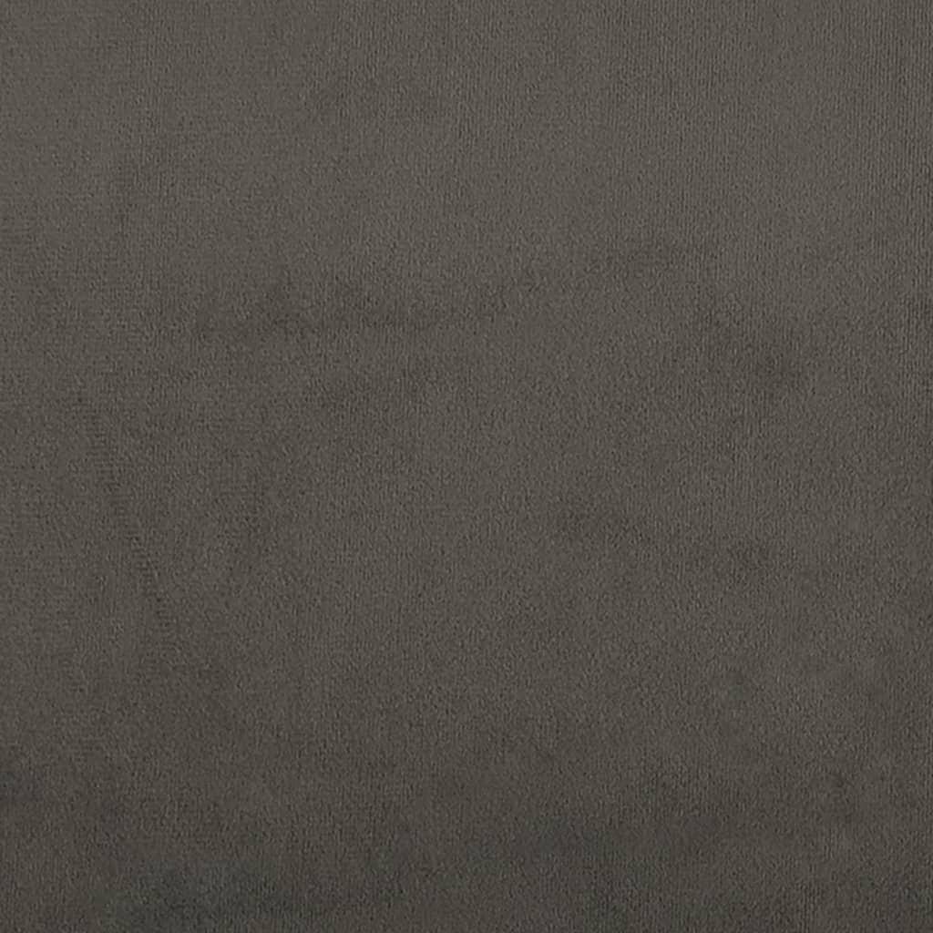 Dining Chairs 2 pcs Dark Grey Velvet