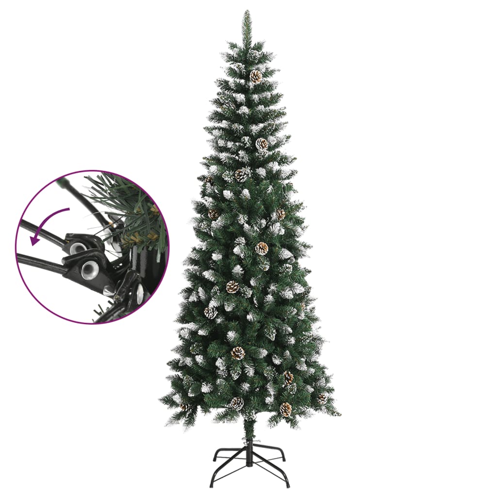 Artificial Christmas Tree with Stand Green 240 cm PVC
