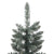Artificial Slim Christmas Tree with Stand Green 240 cm PVC
