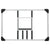 Basketball Backboard Transparent 90x60x2.5 cm Polycarbonate