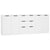 3 Piece Sideboards White Engineered Wood