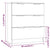 3 Piece Sideboards White Engineered Wood
