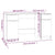 Desk with Side Cabinet White Engineered Wood