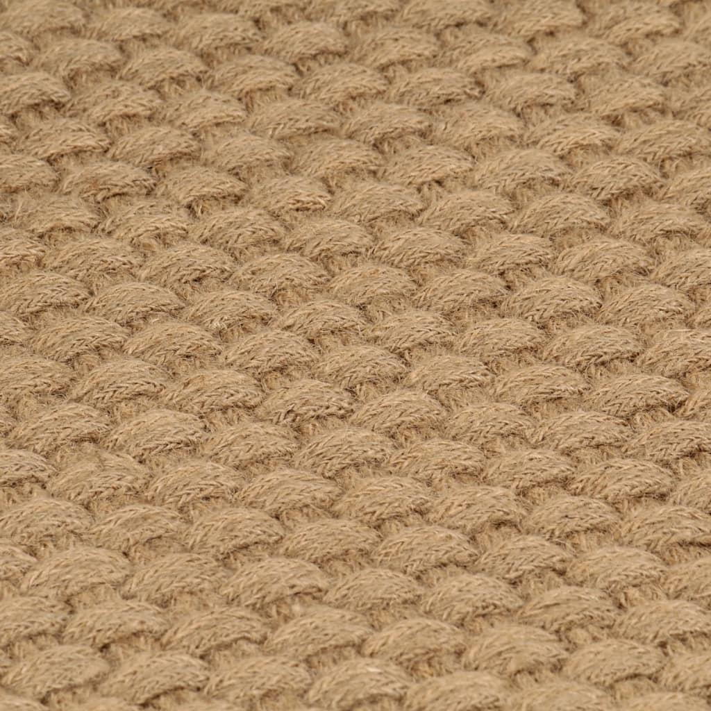 Rug Rectangular Natural 80x160 cm Jute