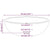 Basin Tempered Glass 35x12 cm White