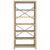 6-Tier Bookcase 80x30x170 cm Solid Wood Acacia