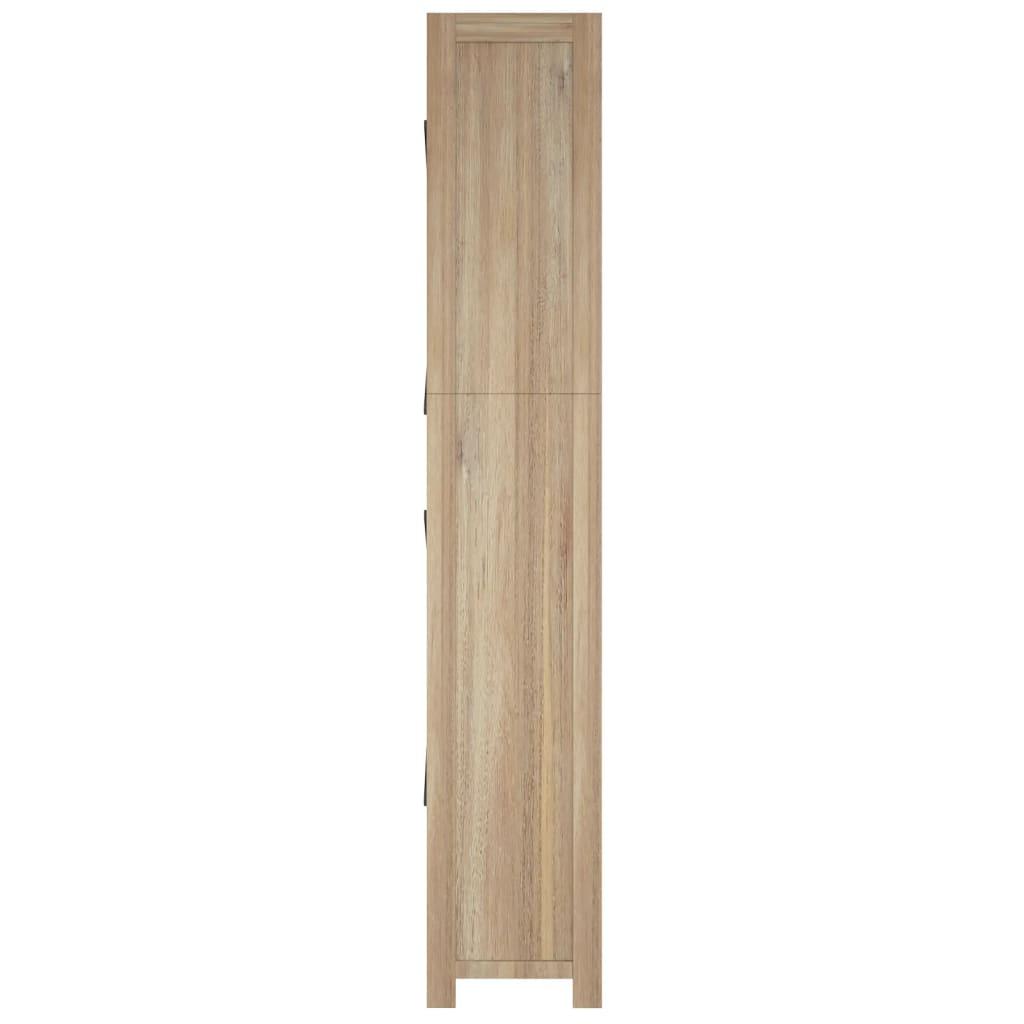 6-Tier Bookcase 80x30x170 cm Solid Wood Acacia