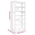 6-Tier Bookcase 80x30x170 cm Solid Wood Acacia
