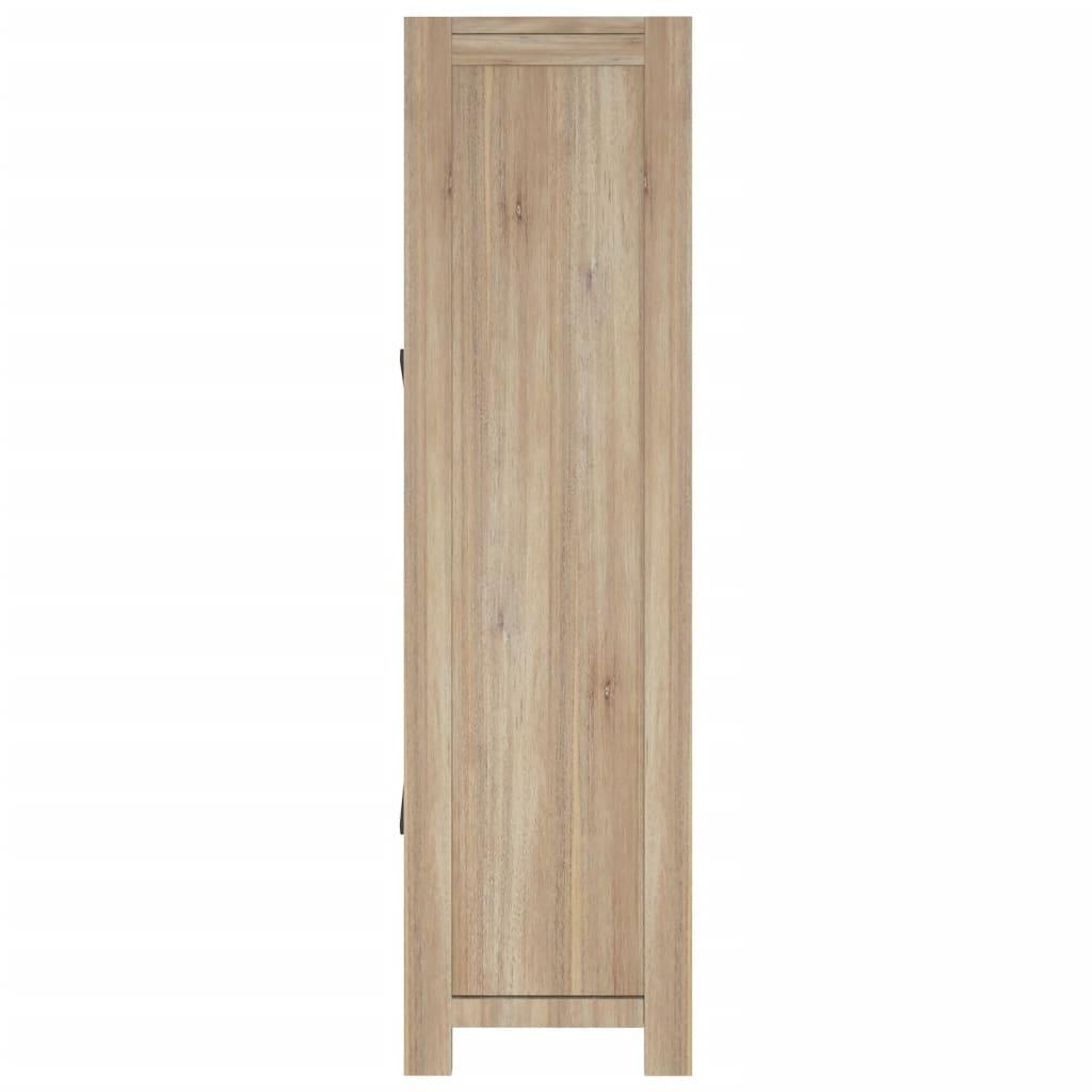4-Tier Bookcase 80x30x110 cm Solid Wood Acacia