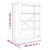 4-Tier Bookcase 80x30x110 cm Solid Wood Acacia