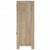3-Tier Bookcase 80x30x80 cm Solid Wood Acacia