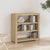 3-Tier Bookcase 80x30x80 cm Solid Wood Acacia