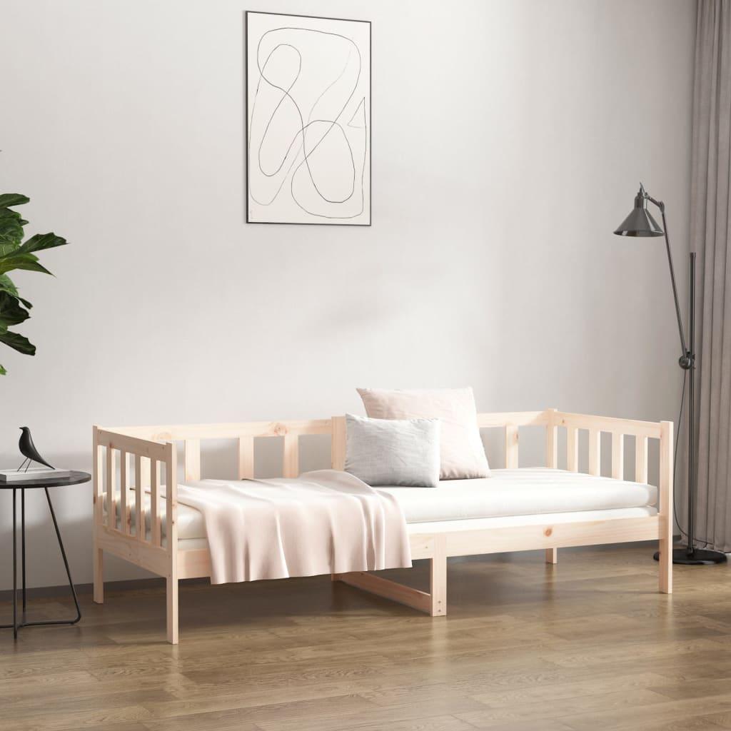 Day Bed without Mattress 90x190 cm Solid Wood Pine