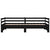 Pull-out Day Bed without Mattress Black 90x190 cm