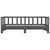 Pull-out Day Bed without Mattress Grey 2x(90x190) cm