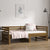 Pull-out Day Bed without Mattress Honey Brown 2x(90x190) cm