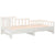 Pull-out Day Bed without Mattress White 2x(90x190) cm