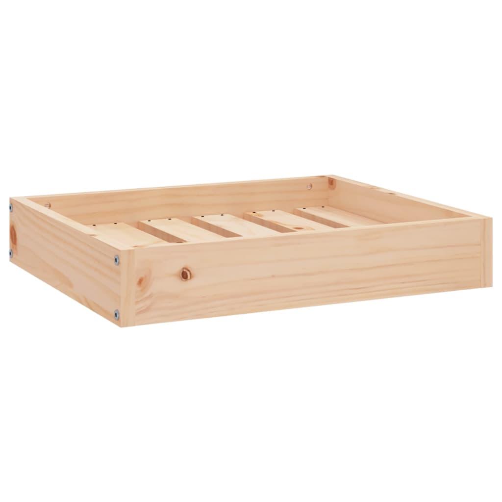 Dog Bed 51.5x44x9 cm Solid Wood Pine