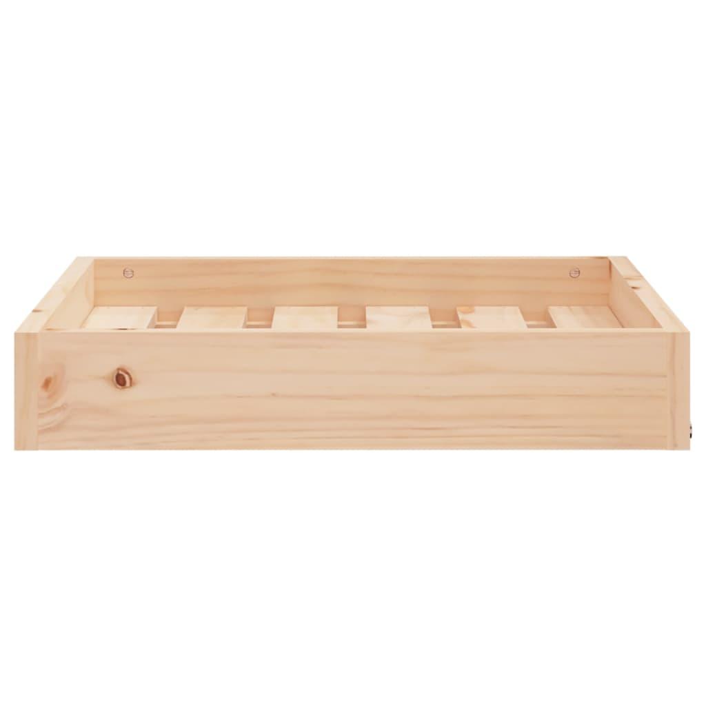 Dog Bed 51.5x44x9 cm Solid Wood Pine