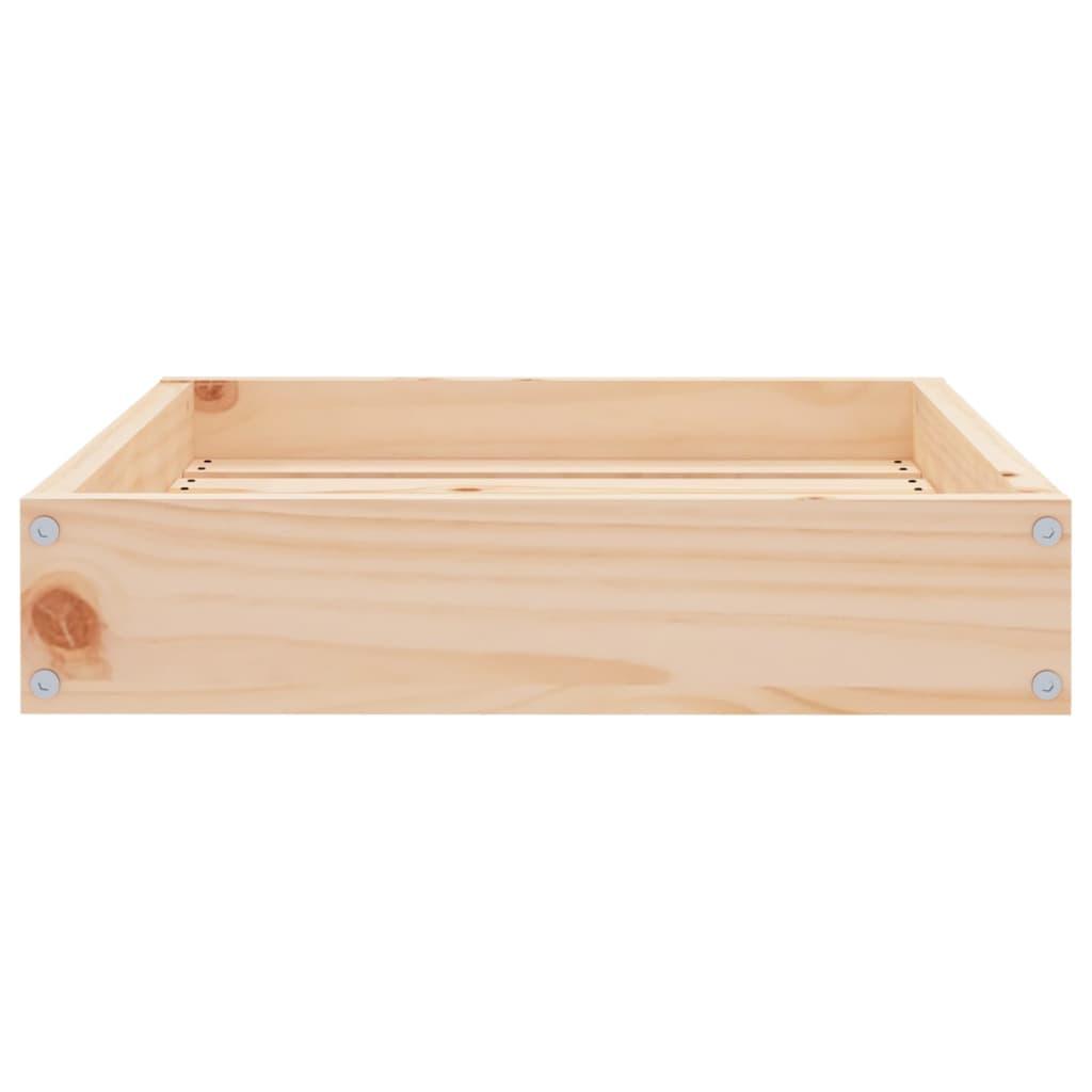 Dog Bed 51.5x44x9 cm Solid Wood Pine