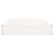 Dog Bed White 51.5x44x9 cm Solid Wood Pine