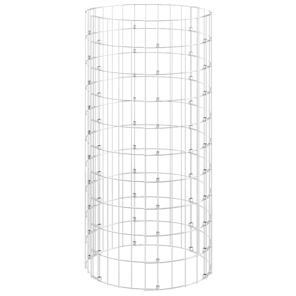 Garden Composter Ø50x100 cm Galvanised Steel