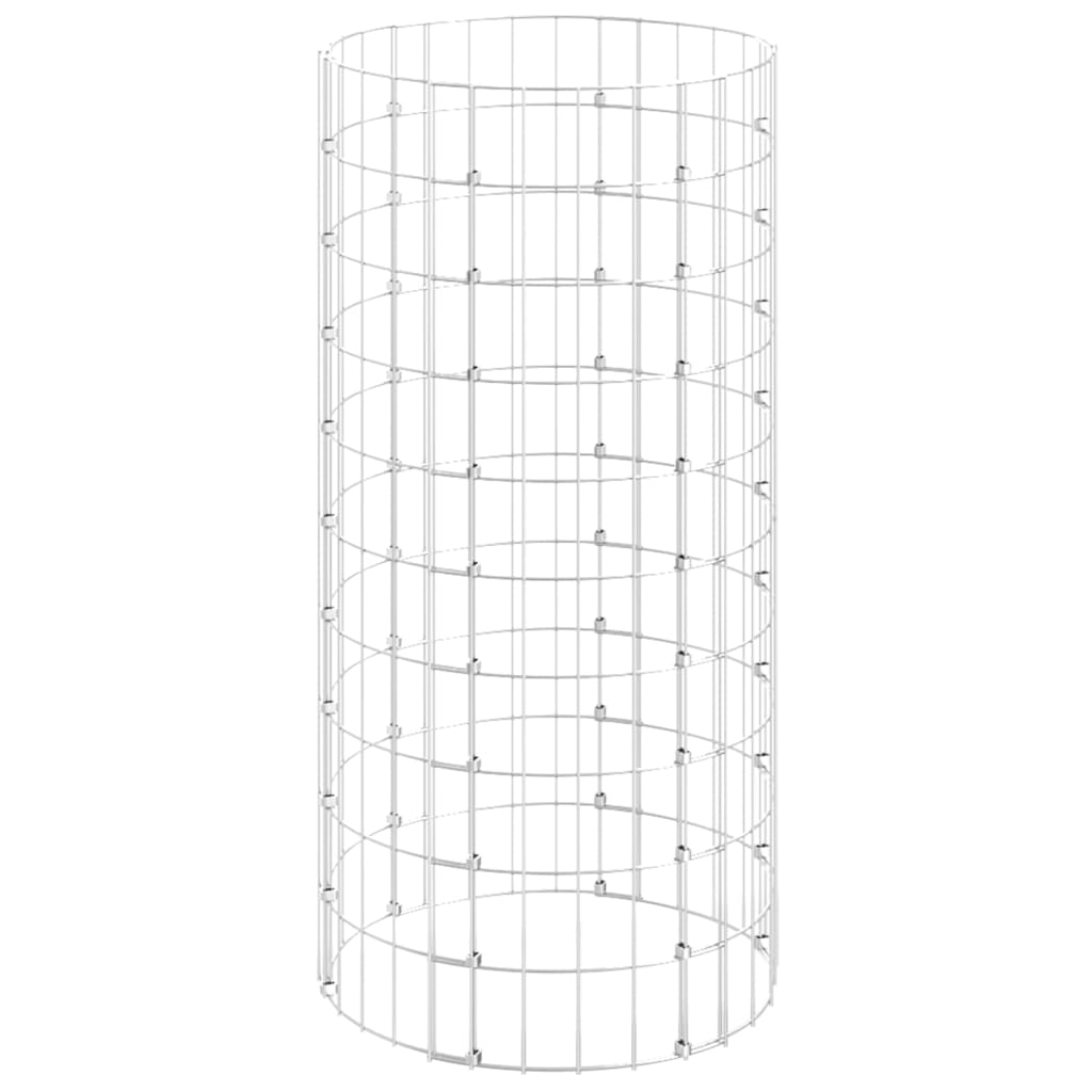 Garden Composter Ø50x100 cm Galvanised Steel