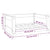 Dog Bed 65.5x50.5x28 cm Solid Pine Wood