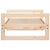 Dog Bed 65.5x50.5x28 cm Solid Pine Wood