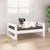 Dog Bed White 65.5x50.5x28 cm Solid Pine Wood