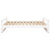 Dog Bed White 105.5x75.5x28 cm Solid Pine Wood