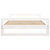 Dog Bed White 105.5x75.5x28 cm Solid Pine Wood