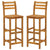 3 Piece Garden Bar Set Solid Wood Acacia